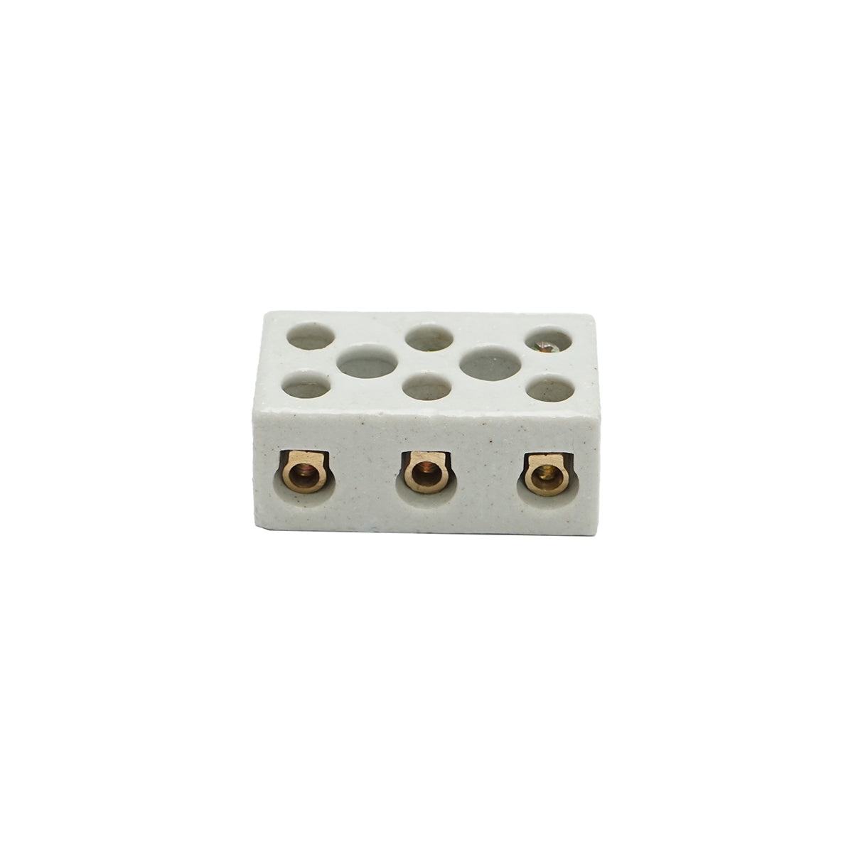 Ceramic connection strip 15A, 3 poles 0.5-6mm Leader