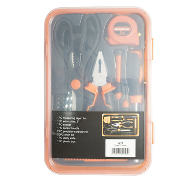 Combined tool and equipment set 27 pieces