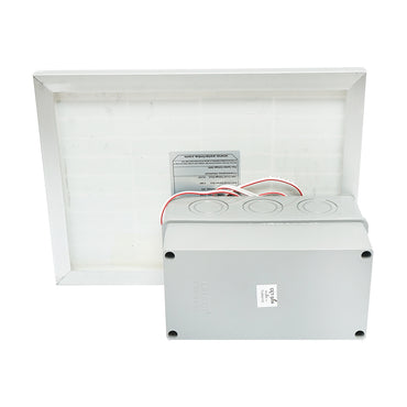 12W solar panel 255x355x20mm with 12V/7Ah battery Breckner Germany