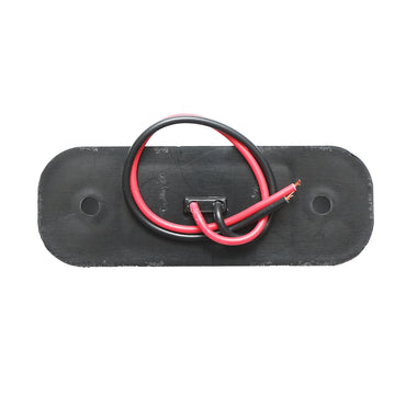 Slim LED side marker lamp 12-24V, red-smoky 89x32mm Breckner Germany