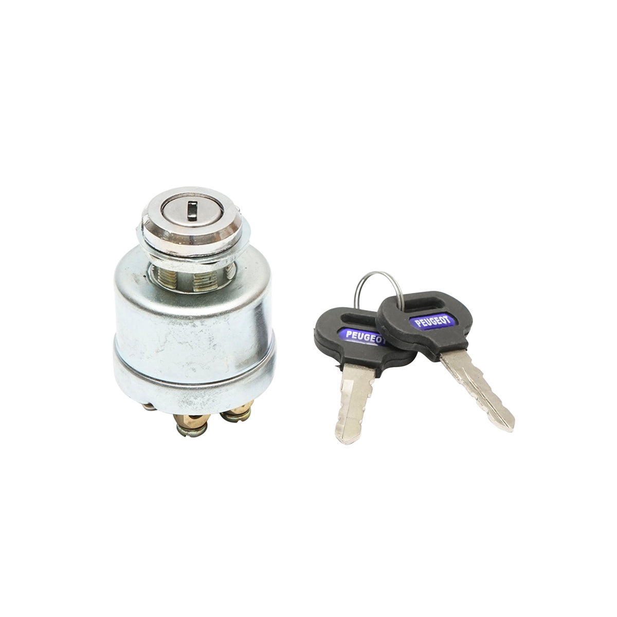 Starting contact with key for MAN, DAF, FENDT, CASE IH, MF 12V, 5 pins, diameter 47 mm, mounting thread 21mm, OEM code 342315001, X830240002000, X830315001, 794283R91, 655690302, 2998811M1