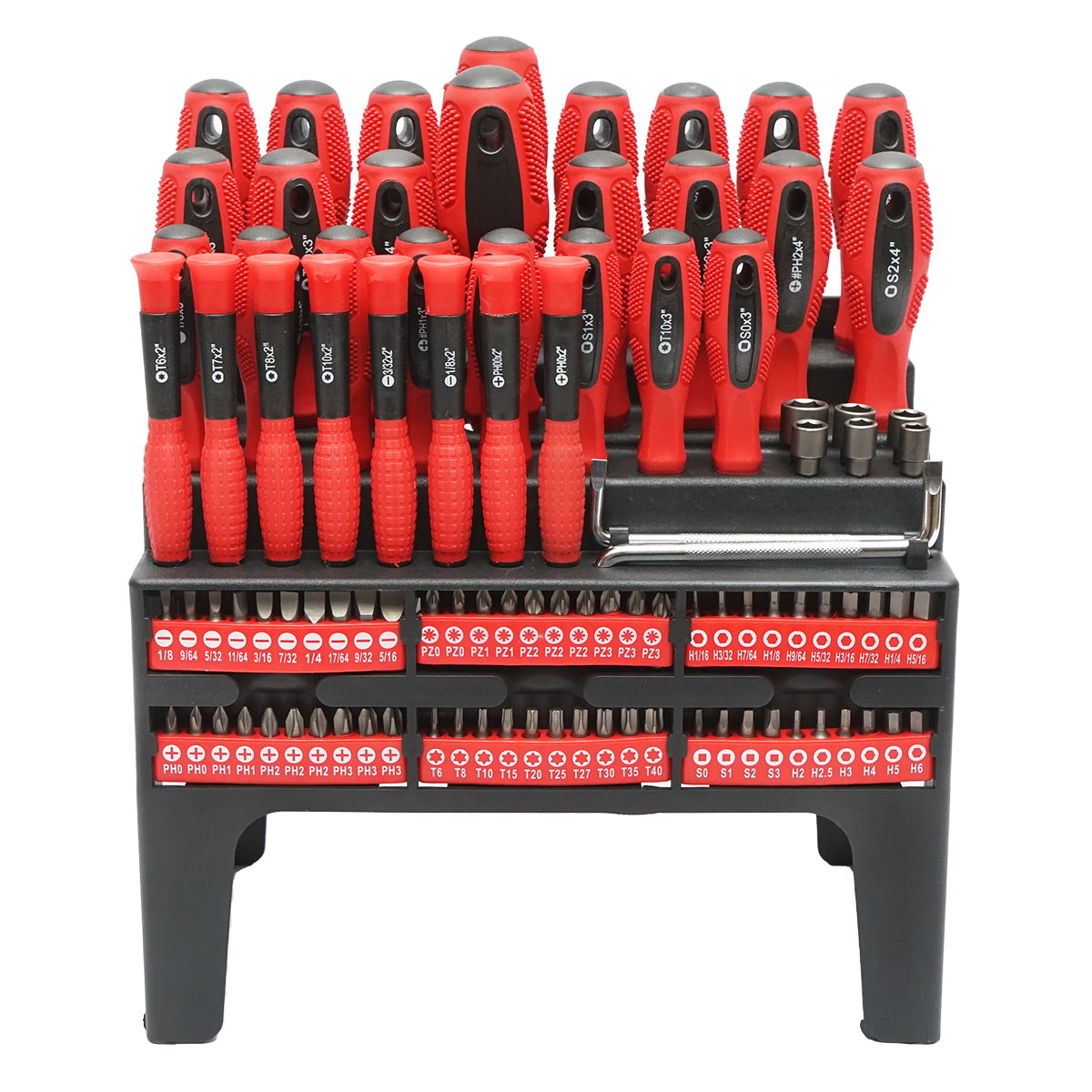 Set of 100 screwdrivers and bits Breckner Germany