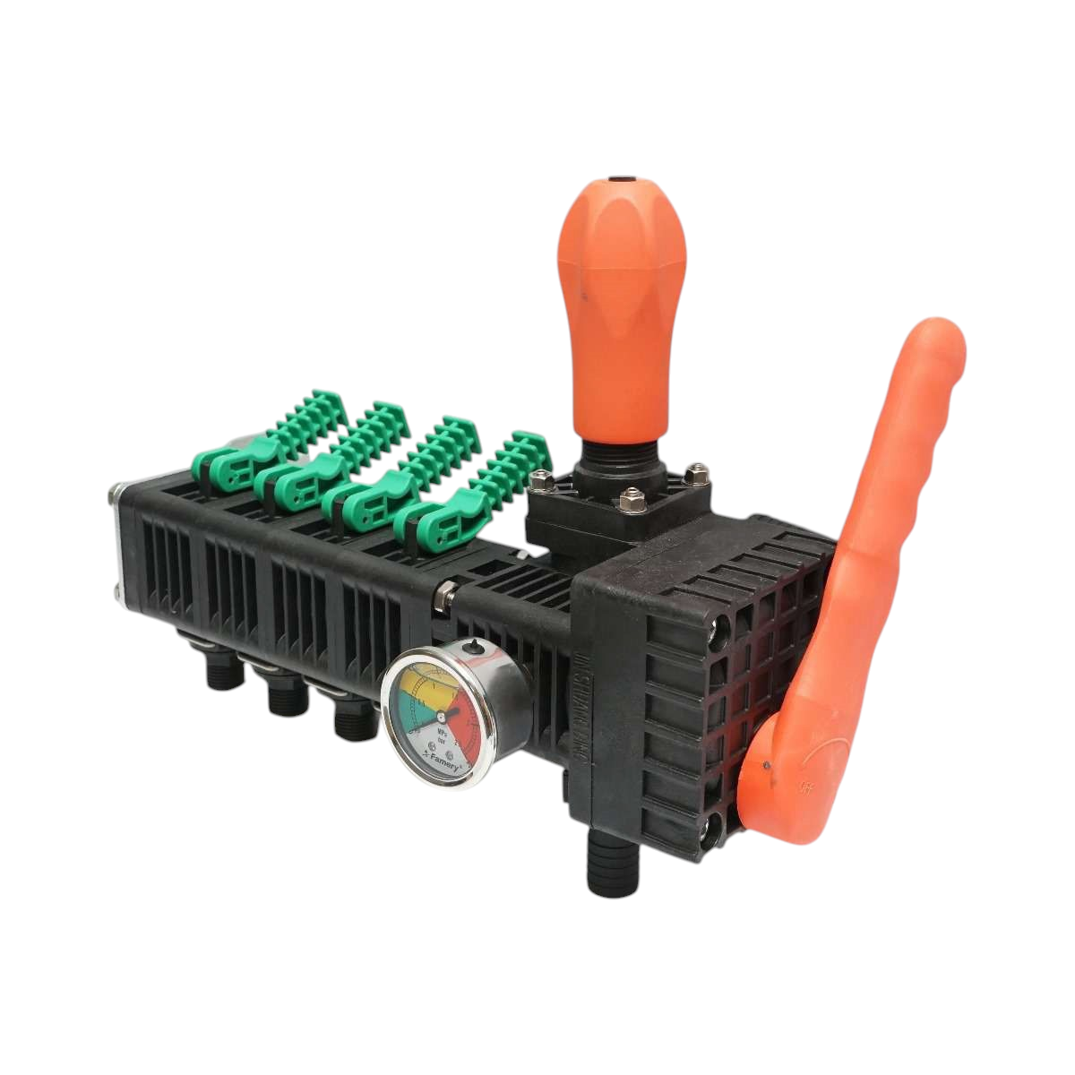 Herbicide distributor with 4 horse power, glycerin manometer 25 bar