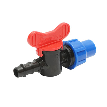 Drip tube faucet D16x16mm, PN8, for irrigation systems