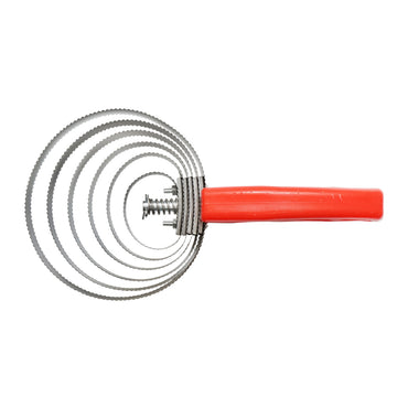 Spiral metal wire brush for horses 230x105mm Breckner Germany