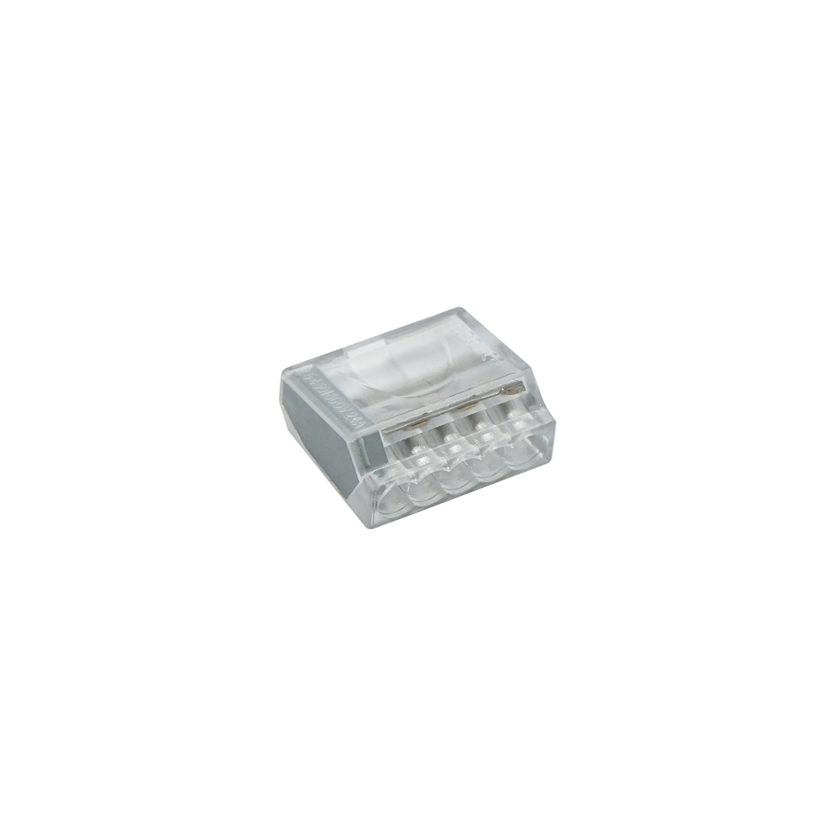 Quick connector for rigid conductor 24A 450V, 5 poles 0.75-2.5mm Leader