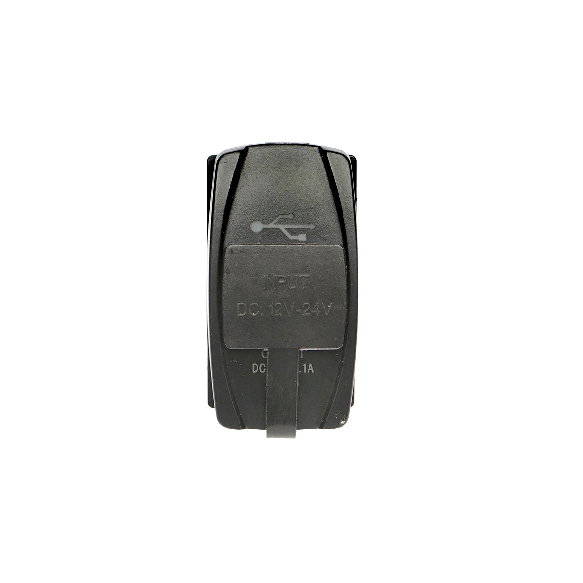 Universal charger 12/24V with two USB ports, output voltage 5V/3.1A DC (for panel mount; grille, etc.) fast charging