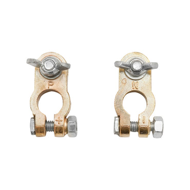 Set of copper battery terminals with HD Heavy Duty Breckner Germany