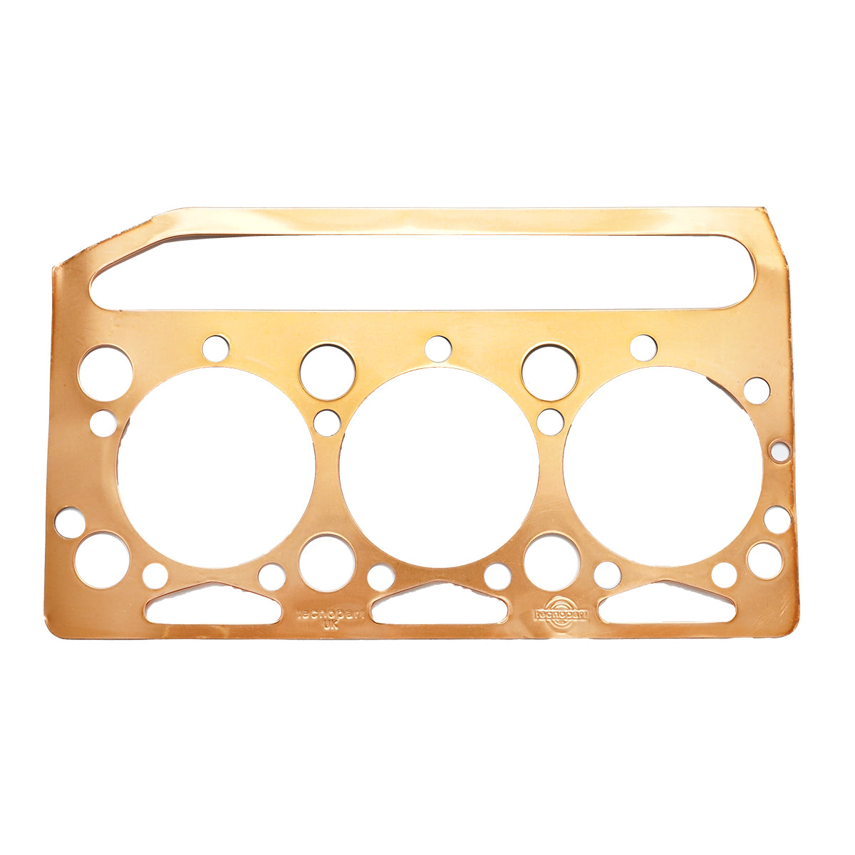 Cylinder head gasket copper 3 cylinders Massey Ferguson, Perkins, Ford OEM code 4223582M1, 490580, 742993M1, 4223567M1, 81803798, 87554489, 960E6051, 36812122, 36812136, 36812142, 73-21, 61-41685-00