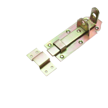 Flat latch 120mm with padlock blocking