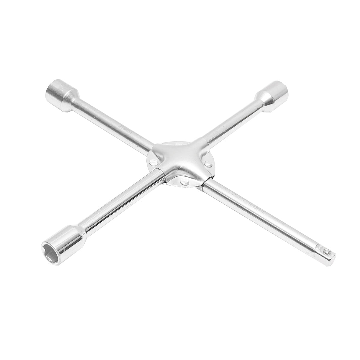 Cross socket wrench for loosening wheel nuts 17x19x21mm x1/2 (socket head)