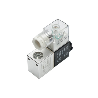 Pneumatic solenoid valve 4.8W DC24V, 1 circuit 1/4 IP65