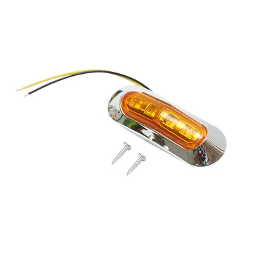 24V yellow LED side marker lamp, 93x32x15mm