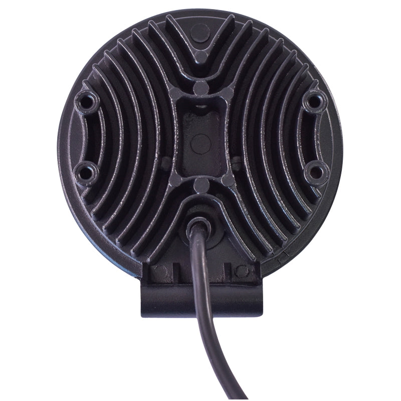 Lamp 8 LEDs 10-60V 24W beam angle 30 degrees spot type 114x114x48mm IP67 6000K Breckner Germany