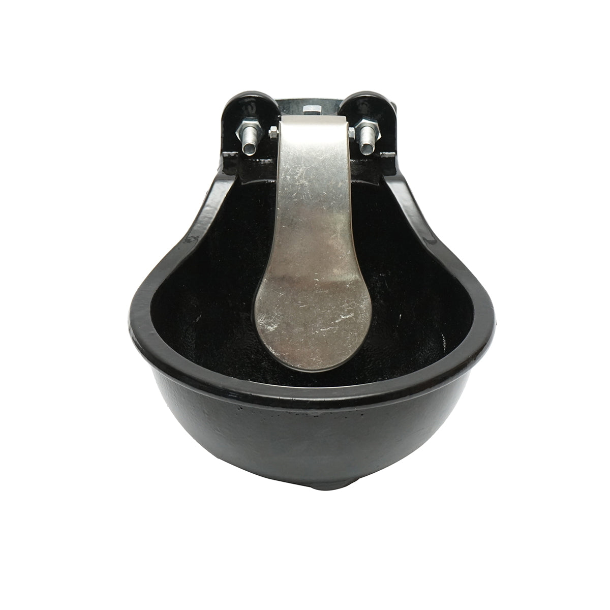 Cast iron water trough with stainless steel tongue and mounting accessories 1.5L Breckner Germany