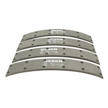 Brake shoe set 355x51mm Massey Ferguson OEM code 1851062M91