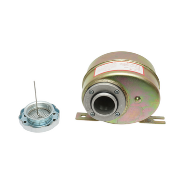 Hydraulic oil decanter filter with metal tank, connection diameter 16