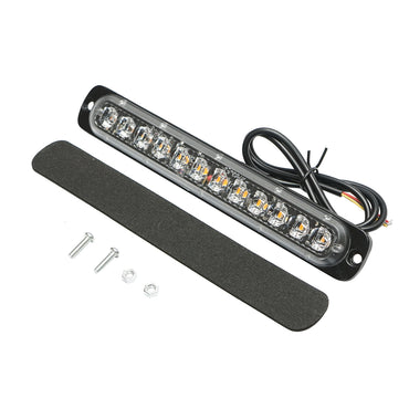 LED marker light 12-24V, 24W, yellow, 12 LEDs 190x30x12mm