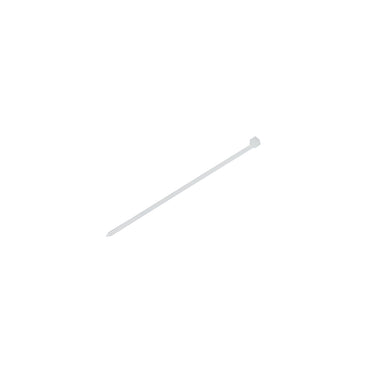 Facet, plastic collar 2.5x100mm, white, set of 100 pieces Breckner Germany
