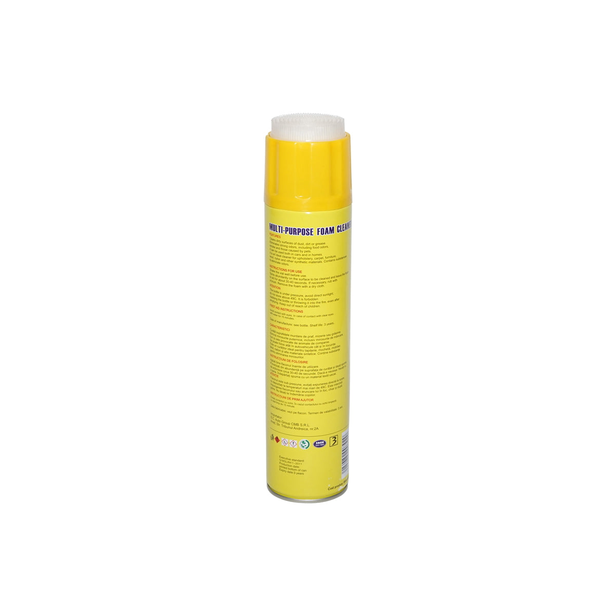 Active foam spray for cleaning upholstery 650ml Breckner Germany