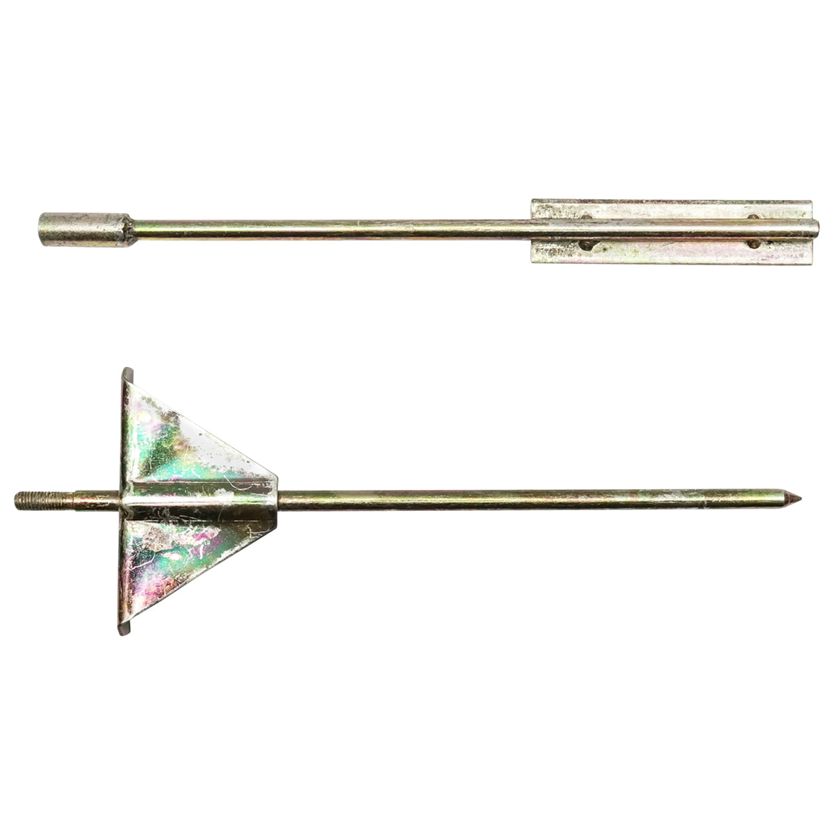 Metal grounding rod 700mm for electric fence Breckner Germany