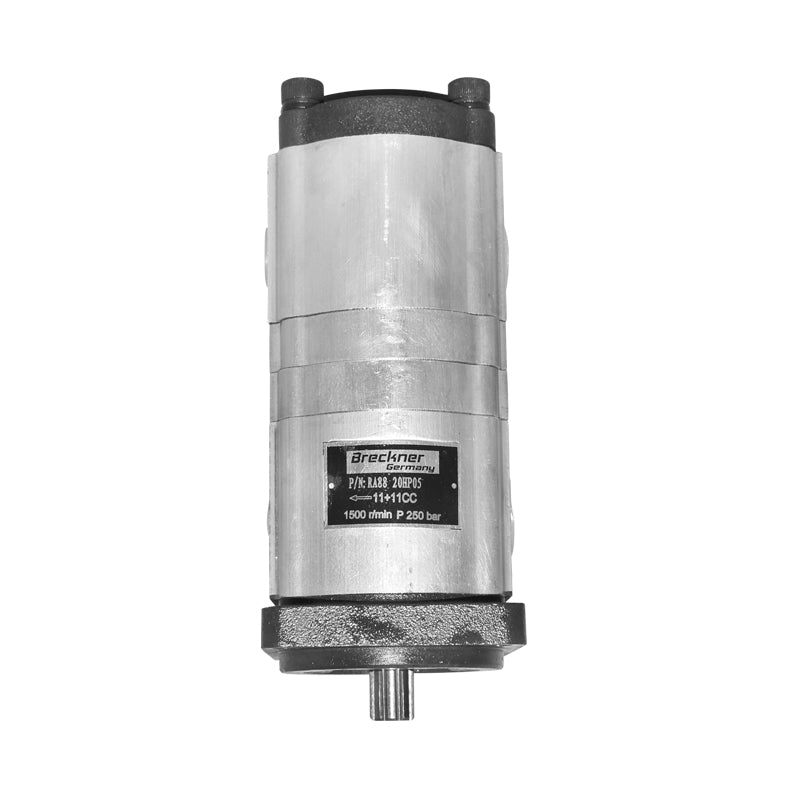 Double hydraulic pump PRD 22-3184D with grooves UTB U-650 production starting from the year 2000 Breckner Germany