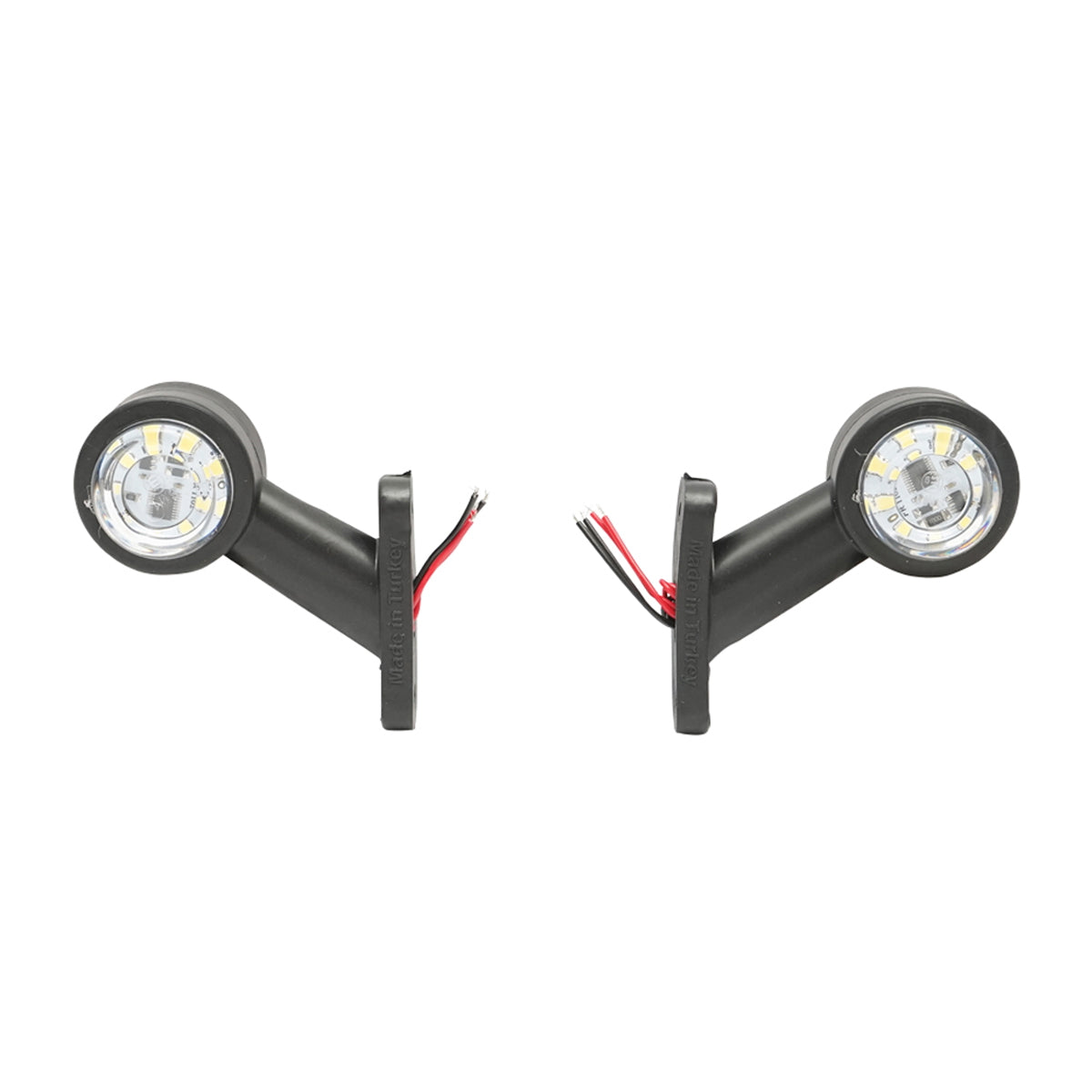 Set of red-white LED side outline rotating lamps 12-24V FR1104 Breckner Germany