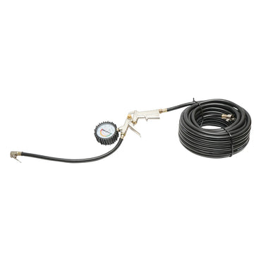 13m tire inflation hose with gun and external manometer, diameter 10.5mm