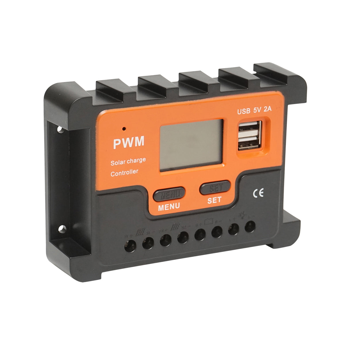 Voltage regulator for solar panel 10A 12V/24V 2X USB port 5V/2A Breckner Germany