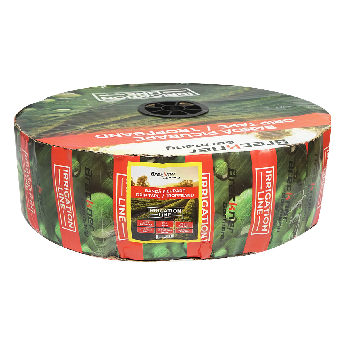 Drip irrigation tape, roll 1000M 1.4l/h, D16mm. step 10cm Breckner Germany