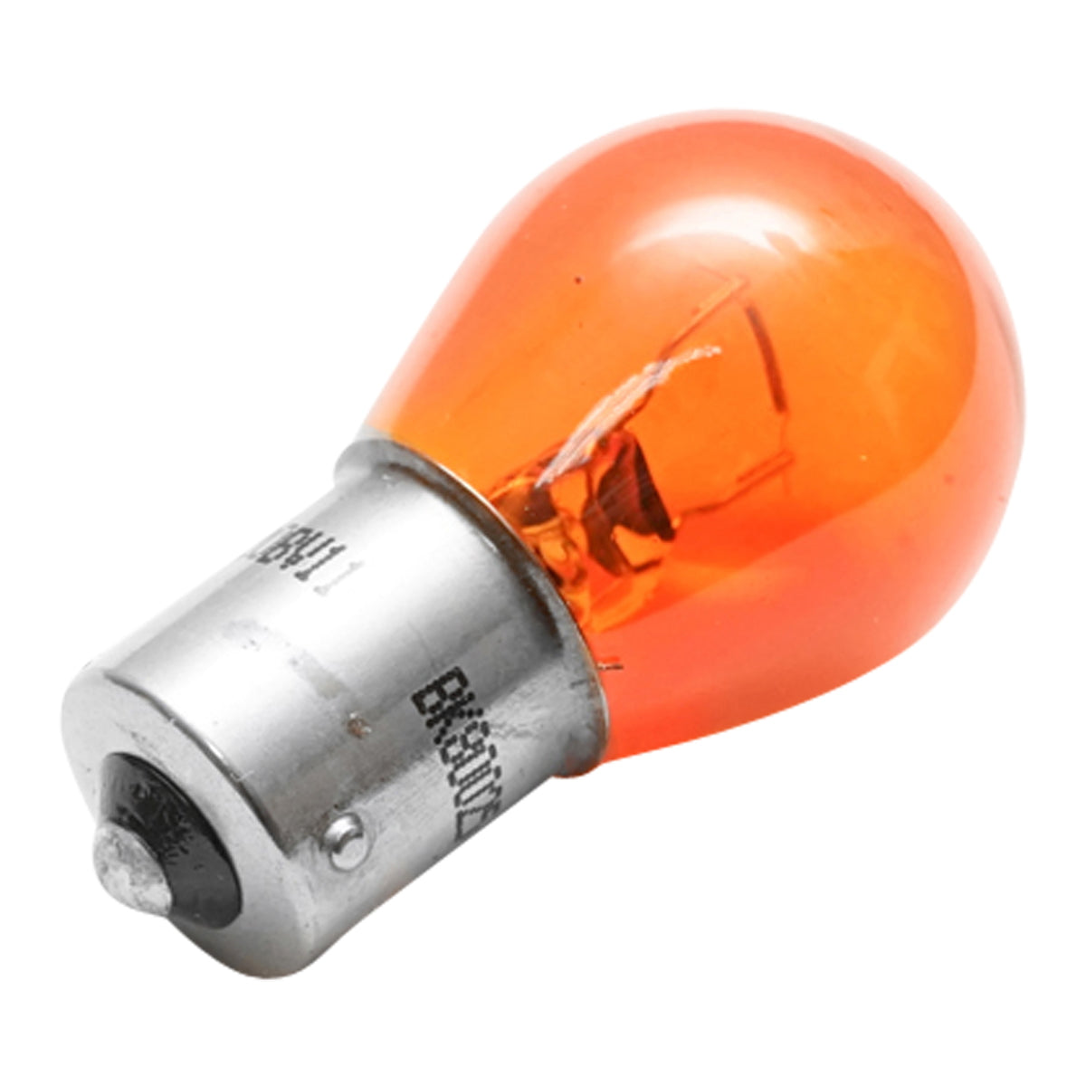 Yellow asymmetric SF BA15 12V 21W bulb