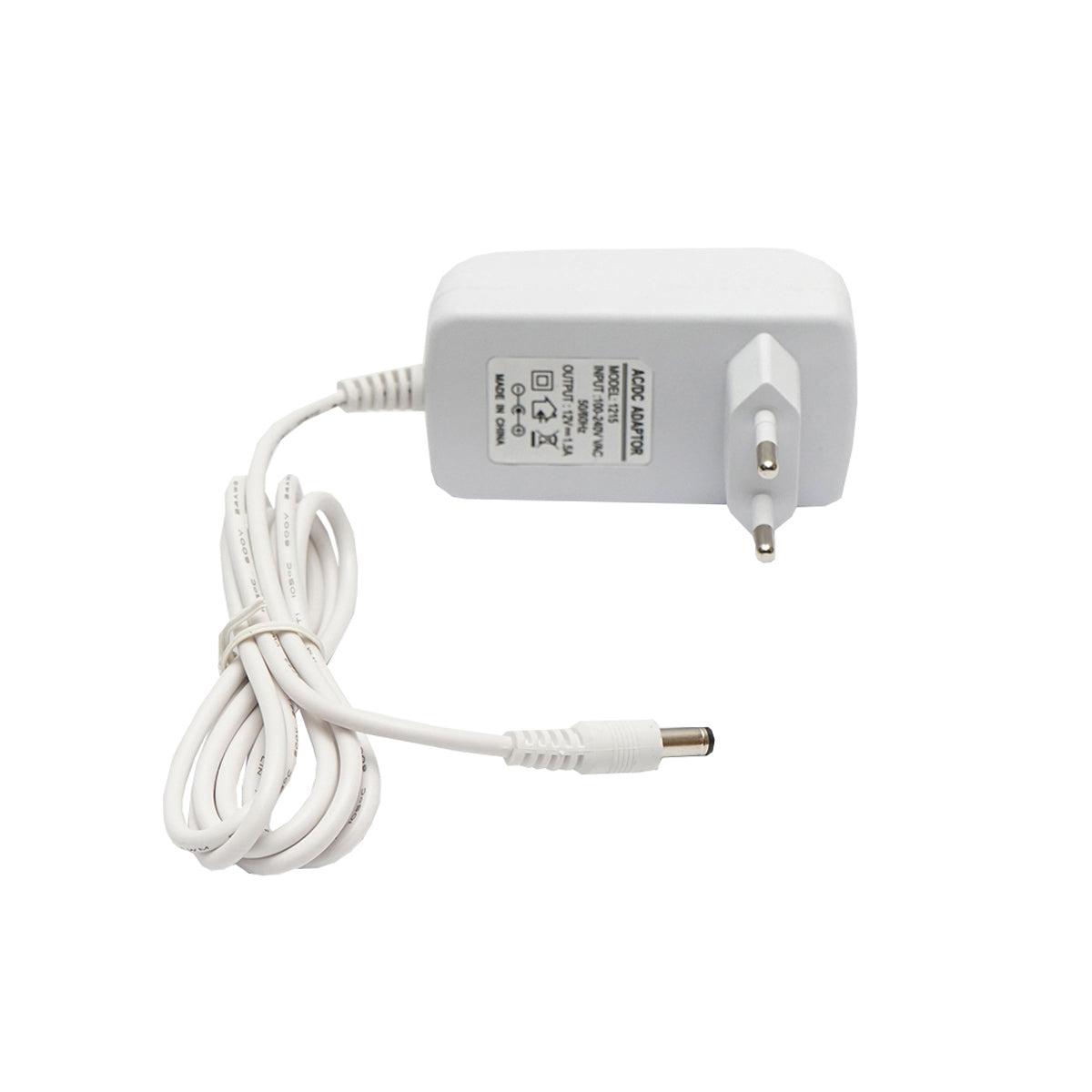 AC charger 220V/50Hz - DC 12V/1.5A 1.3m for electric fence pulse generator Breckner Germany