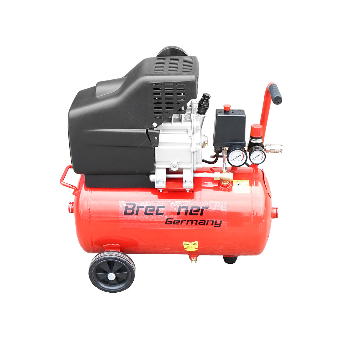 24L air compressor power 1.5kW/2HP maximum pressure 8 Bar, air intake volume 184L Breckner Germany
