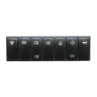 Control panel, 7-button universal switch