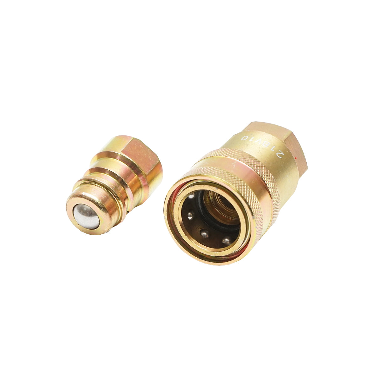 Ball valve passage female-male on ball, fi20 mm