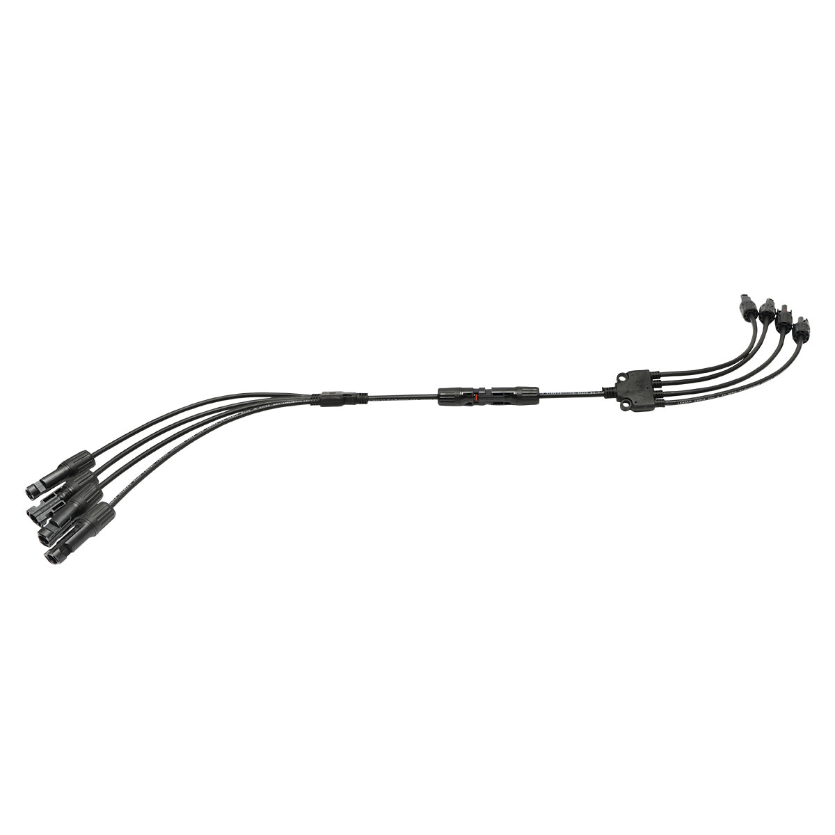 Y connector with cable, MC4 4 in 1 parallel IP67 Breckner Germany