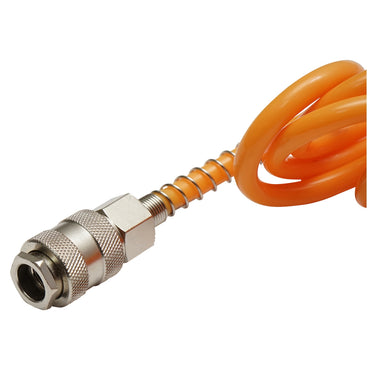 compressor hose 10 meters spiral with universal quick connectors Hoteche