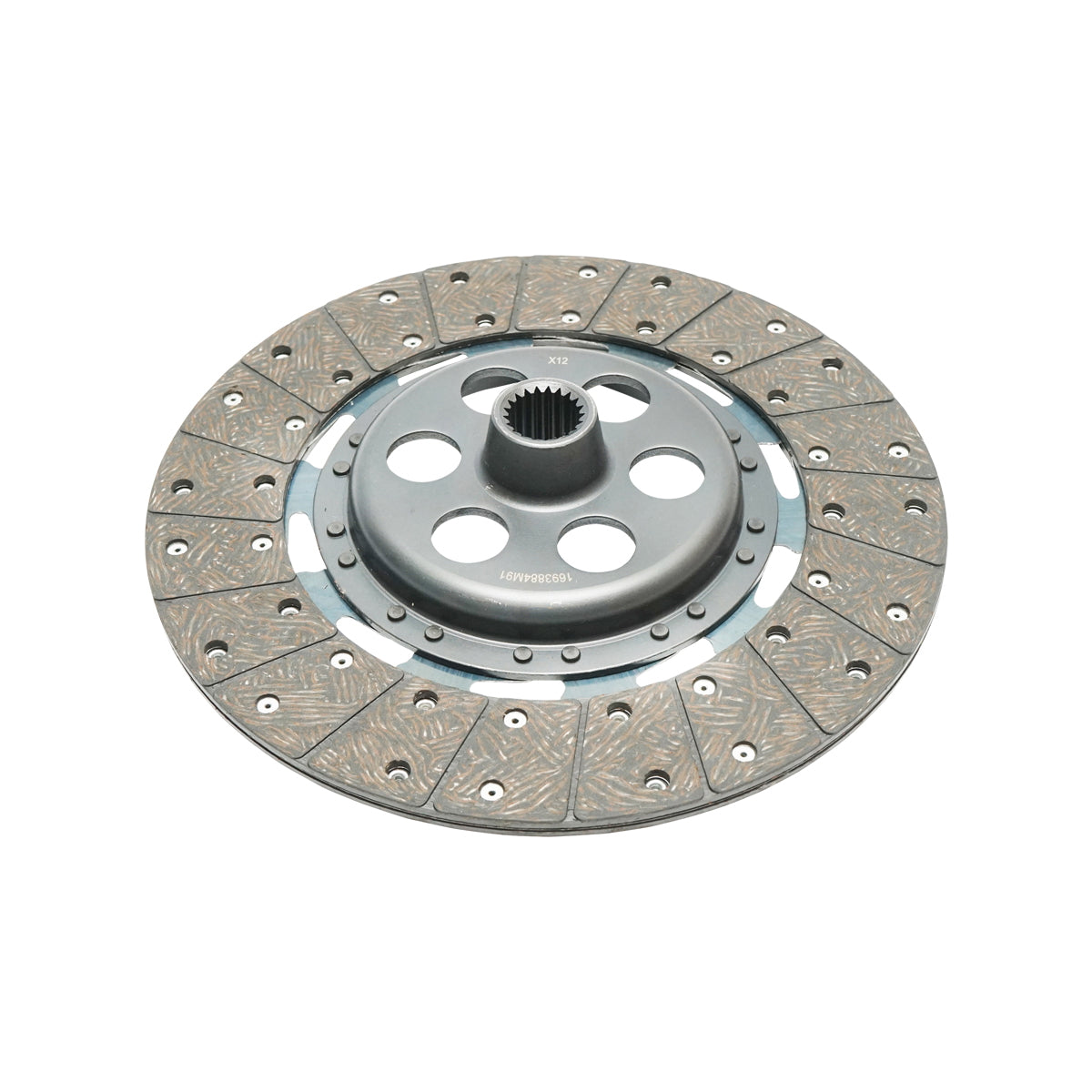 Clutch disc with an outer diameter of 300mm, inner diameter 1-25.4mm, inner diameter 2-29.5mm, 21 grooves for Massey Ferguson, Landini OEM 1693884M91