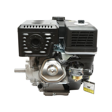 Gas engine 13HP, 4-stroke, 25mm pin shaft, key/rope start, Breckner Germany reducer attachment