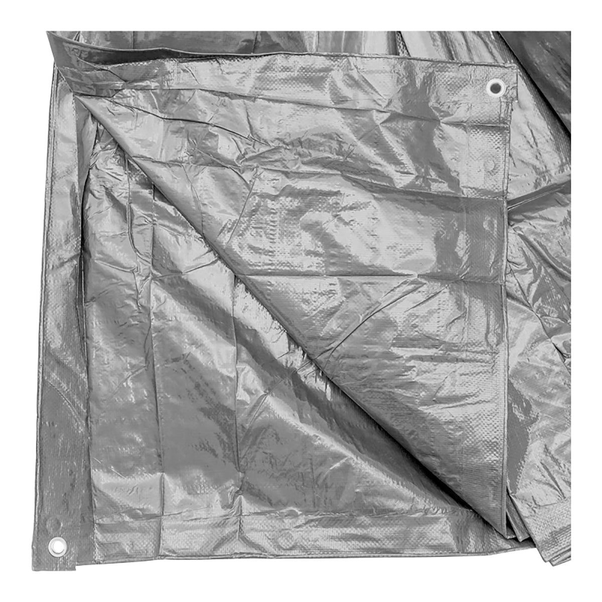 Net tarp with fastening eyes 160g/m2 gray 10x15m Breckner Germany