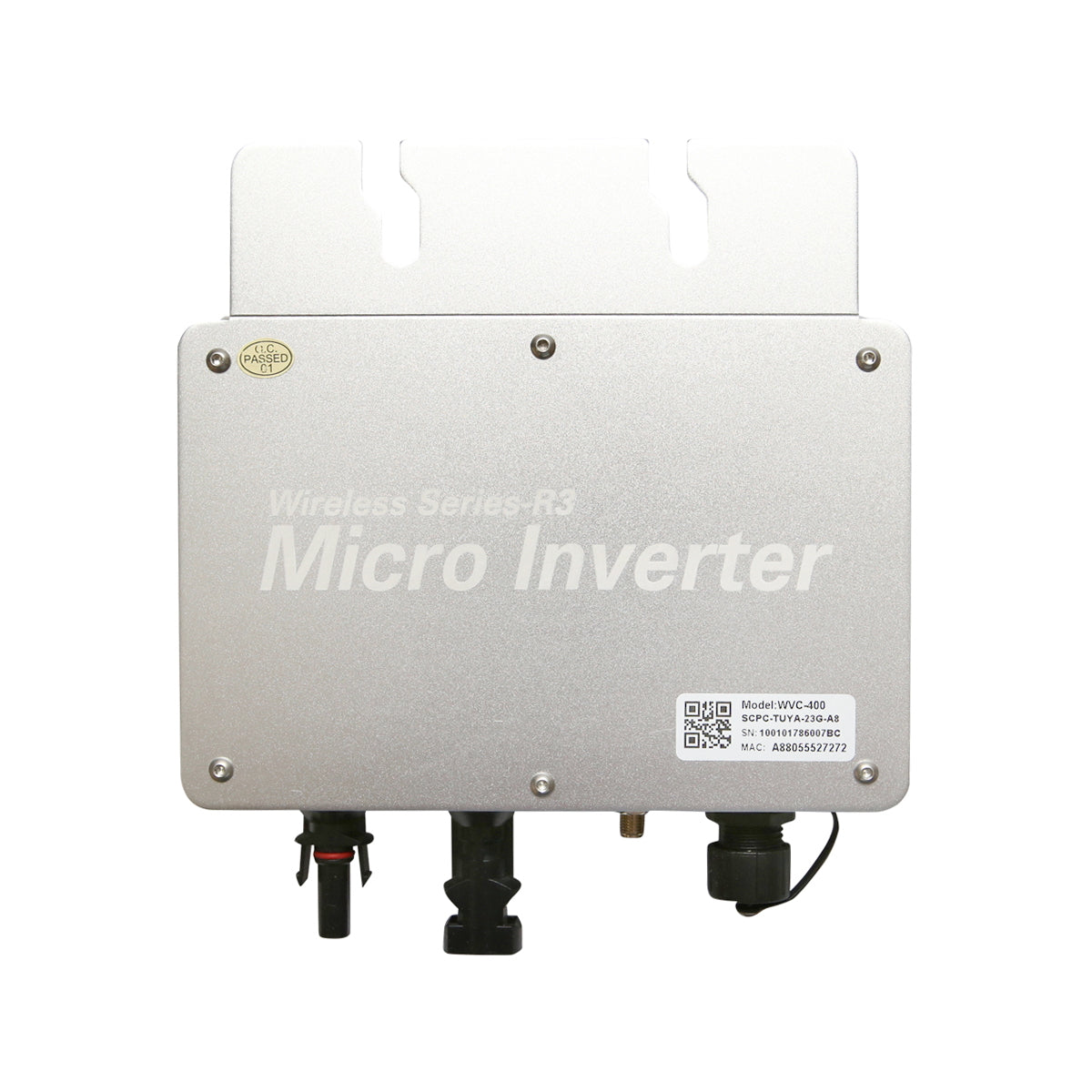 Microinverter for photovoltaic solar panels 400W, 230V, WiFi, IP65, MPPT