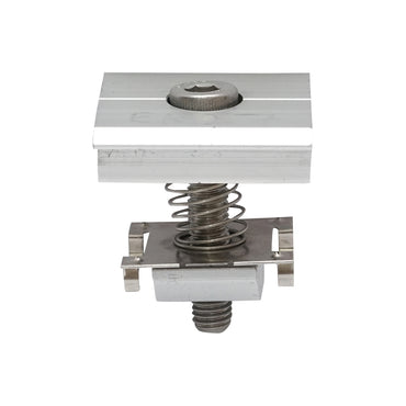 Adjustable intermediate clamp 30-40mm for photovoltaic solar panel system A Breckner Germany