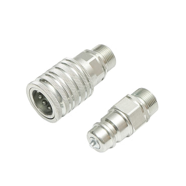 Pass valve for male/female on con M24x1.5mm with external thread Breckner Germany