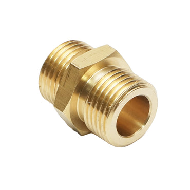 Flexible, corrugated stainless steel pipe adapter with DN12-1/2 sealing ring