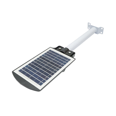 60W 6500K LED solar street lamp with 10W solar panel, 10000mAh battery, remote control, pole mount IP65 Breckner Germany