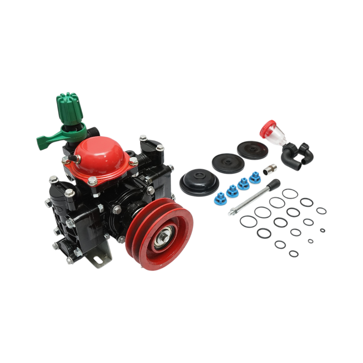 Diaphragm pump 4CP/3KW with 3 membranes, flow rate 30L/min, pressure 25 bar, speed 500-600 r/min