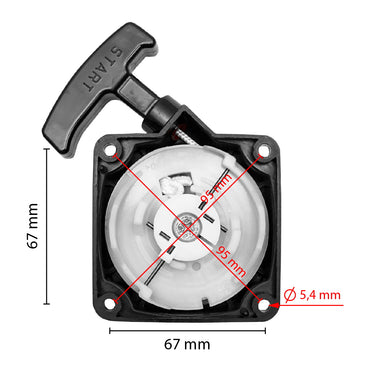 Complete starter for Breckner Germany brush cutter