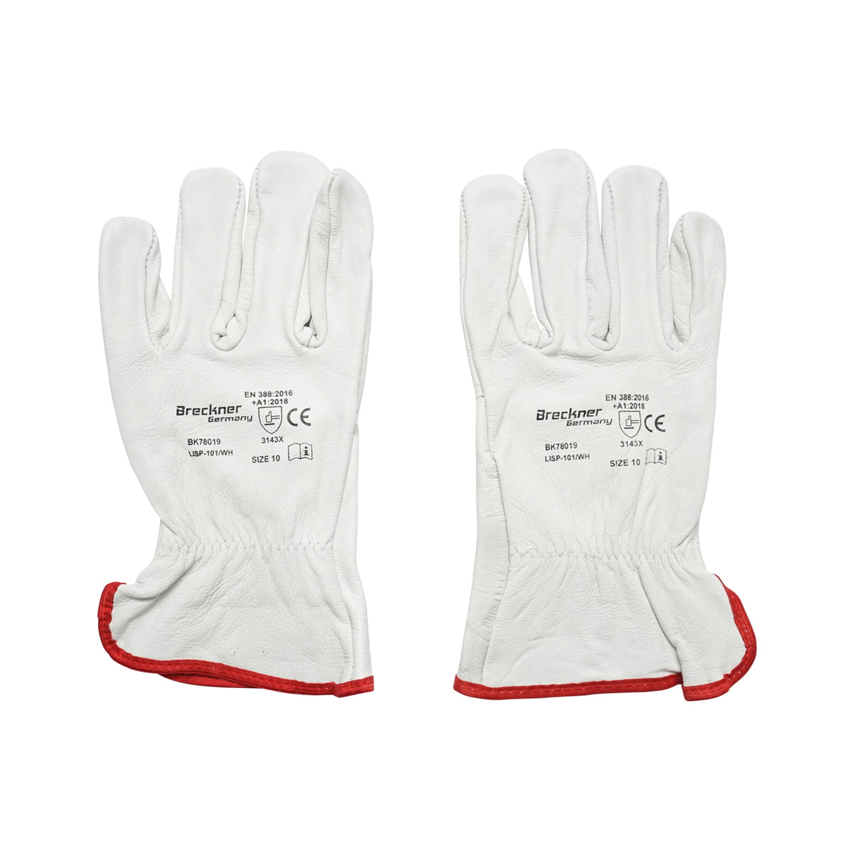 Bovine leather work gloves No. 10
