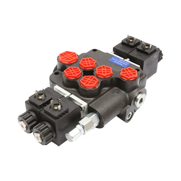 Electromagnetic hydraulic distributor P80 with 2 ways, 24V Breckner Germany