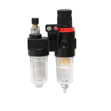 Air filter and lubricator with a maximum pressure regulator of 1 MPa, 1/4 connection